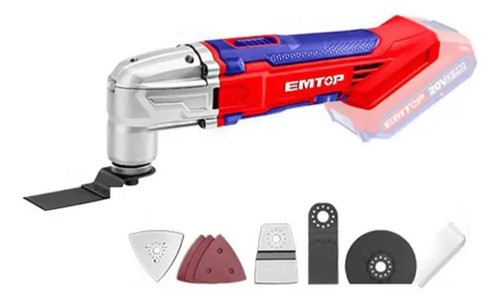 Herramienta Multifuncion A Bateria 20v Emtop C/acce Vel Regu
