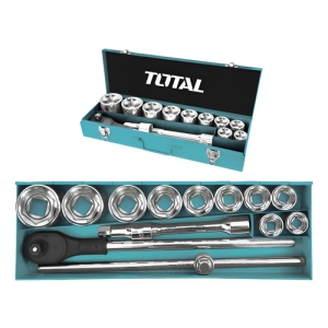 Juego De Dados Total 15 Piezas Encastre 3/4 Tht341151