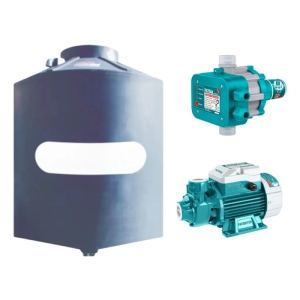 Kit Tanque 600lts + Bomba Periferica Total 750w+ Automático