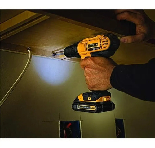 Taladro Atornillador 2 Baterias 20v Dewalt Dcd771c2 Elsue - Imagen 2