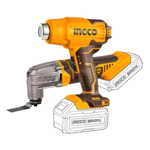Kit 20v Pistola Calor Multifun Ingco C/bat Y Car En Maetin