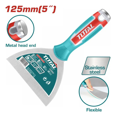 Espatula Metalica 5 125mm Total - Imagen 3