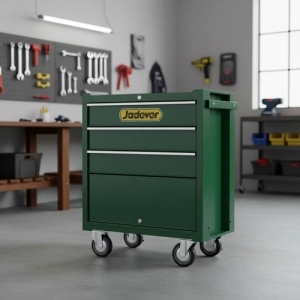 Carro Taller Gabinete Herramientas Jadever 3 Estantes Movil