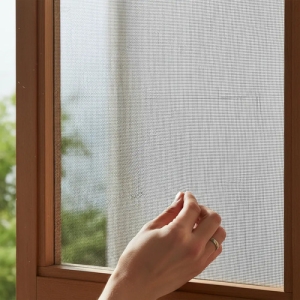 Tejido Malla Mosquitero De Fibra Negro 1m Ancho Por Metro