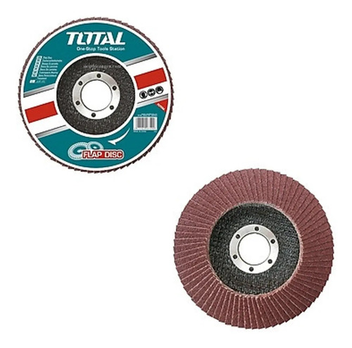 Pack X10 Discos Flap Acero Madera P40 Total Tac631151 - Imagen 3