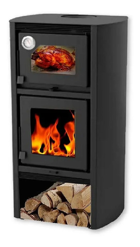 Calefactor Horno Doble Combustion Metavila Lyon + Kit Techo - Imagen 7