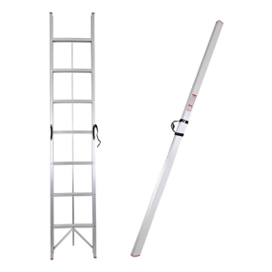 Escalera Aluminio Plegable Compacta 10 Esc 3m Hasta 150kg