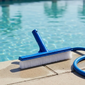 Cepillo Recto Piscina 26 Cm Piso Y Pared Profesional