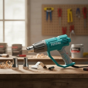 Pistola De Calor 2000w 3 Niveles C/accesorios Total Tb20078