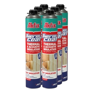 Espuma Aislante Térmica Y Acústica Akfix Thermcoat