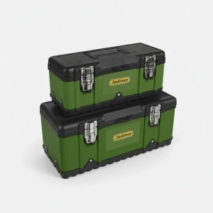 Juego De Cajas De Herramientas De Plástico Y Acero Jadever