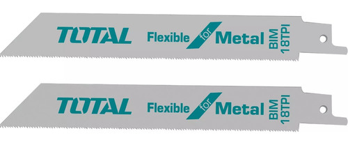 Set 2 Hojas Para Sierra Sable Total, 15cm - Metal, Inox. - Imagen 6