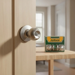 Pomo Pestillo Picaporte Acero Llavin Jadever