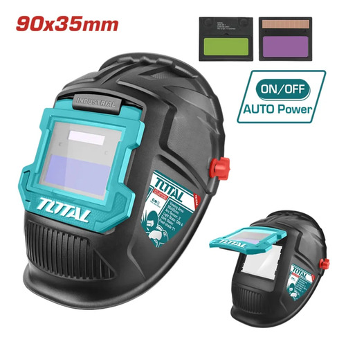 Careta, Máscara De Soldar Fotosensible Automática - Total - Imagen 2