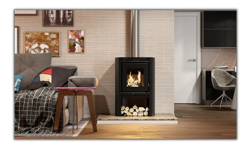 Calefactor Ecológico Leña Doble Combustión 690gf + Kit Caño - Imagen 9