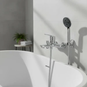 Grifería De Baño Universal Tero Monocomando Ducha Pared