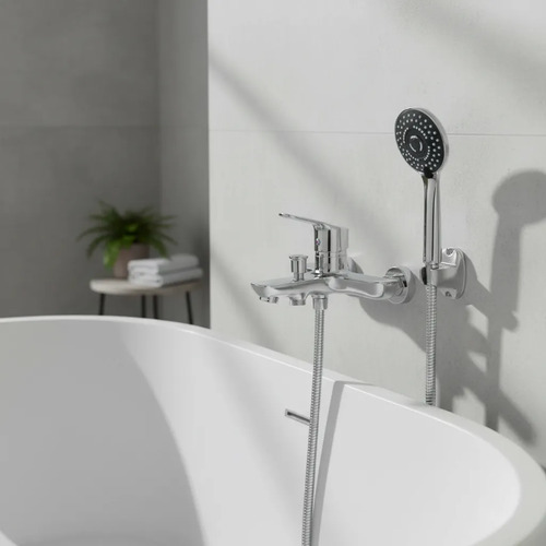 Grifería De Baño Universal Tero Monocomando Ducha Pared