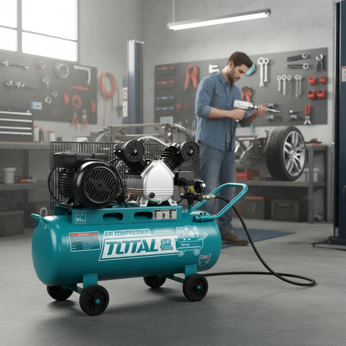 Compresor De Aire 100lt 3hp Total Tc2301006 - Imagen 4