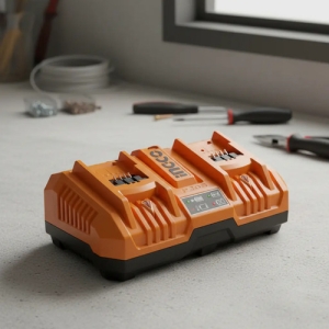 Cargador 20v Doble 8ah Rapido Ingco Fcli2082