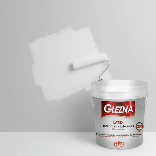 Pintura Latex Interior Exterior 18lts Glezna Antihongos - Imagen 6