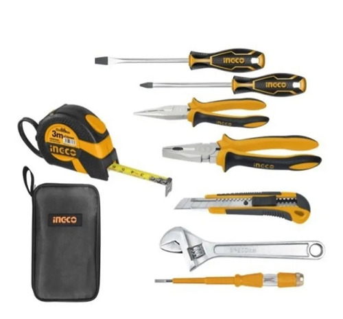 Juego Kit Set De 8 Herramietas De Mano Hkth10808