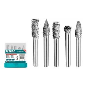 Set 5 Fresas De Tugsteno 6 Mm Total Takc0651