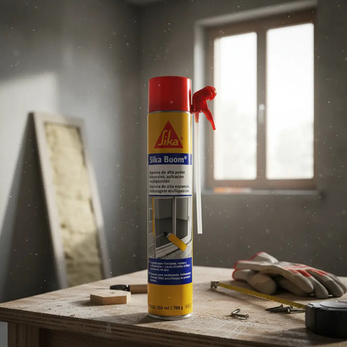 Espuma Expansiva De Poliuretano Para Relleno Sika Boom 750ml