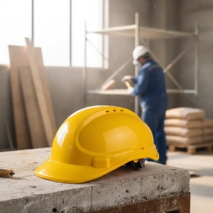 Casco Obra Certificado Seguridad Amarillo Tsp2609 Tsp2612