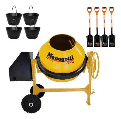 Hormigonera Menegotti 400l 2hp Volteo + Regalos | Elsue - Imagen 2