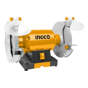 Ff Amoladora De Banco Ingco 8'' 350w 1/2hp 2950 Rpm Bg83502 Amarillo 50hz