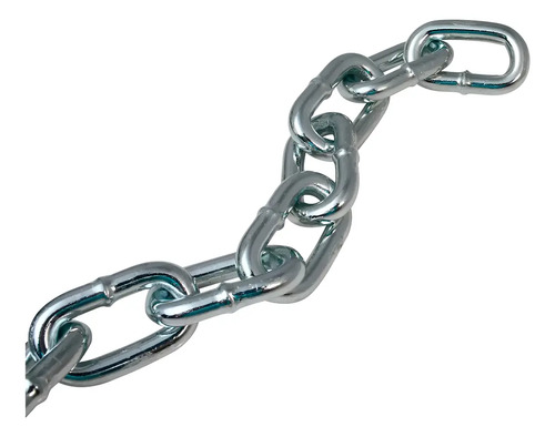 Cadena 6,36mm 1/4 Galvanizada Resiste 750kg X Metro