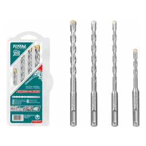 Set De 4 Mechas Sds Plus Para Concreto Total