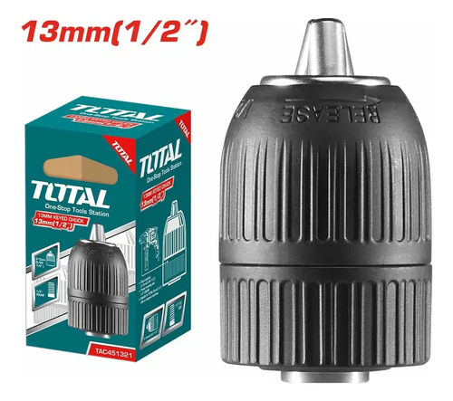 Mandril Total Sin Llave 1/2 - 13mm Tac451321 - Imagen 3