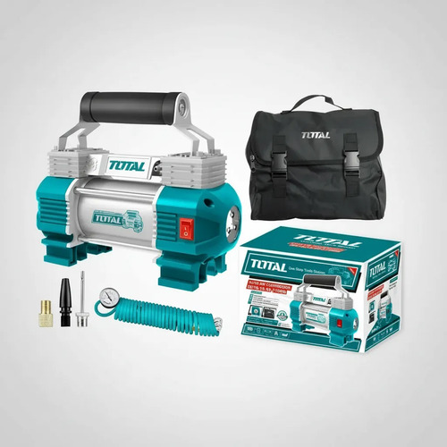 Compresor Aire Para Auto 12v 110psi Con Luz Total Ttac2506 - Imagen 3