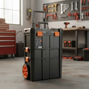 Caja De Herramientas Truper Apilable Con Ruedas 3 En 1