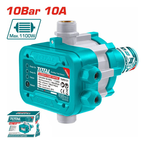 Kit Bomba Agua Periferica 1/2hp 370w + Automatico Total - Imagen 3