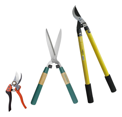 Set Kit De 3 Tijera De Poda Tijera Extensible Jardinería - Imagen 2