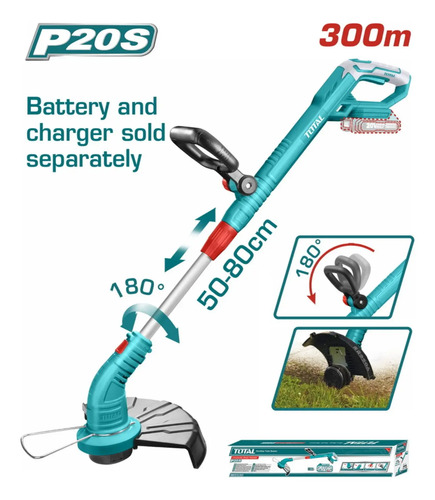 Bordeadora Inalámbrica 20v Total Tgtli20018 Sin/bat - Imagen 2