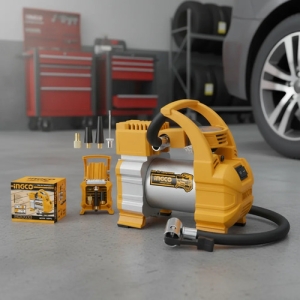 Mini Compresor Auto 12 Volt Ingco Aac1408 140psi 10bar