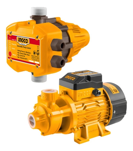 Kit Bomba Agua Periferica 1 Hp 750w + Automatico Ingco