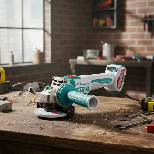 Amoladora Brushless Total 20v 1200w 4.1/2 115mm Sin Batería