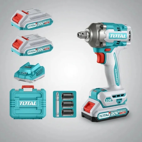 Llave Atornillador De Impacto Total 20v Brushless C/bateria - Imagen 9