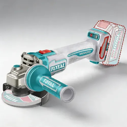 Amoladora Brushless Total 20v 1200w 4.1/2 115mm Sin Batería - Imagen 3