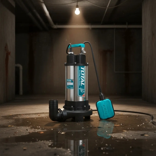 Bomba Pozo Negro Con Triturador 1500w 2hp Total Twp7150026 - Imagen 3