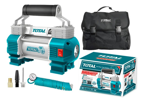 Compresor Aire Para Auto 12v 110psi Con Luz Total Ttac2506 - Imagen 7