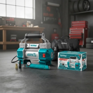 Compresor Aire Para Auto 12v 110psi Con Luz Total Ttac2506