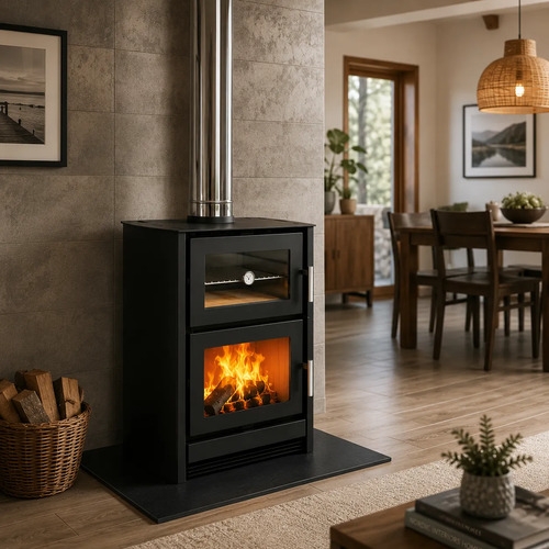 Calefactor Ecológico Horno Leña Doble Combustion Metavila - Imagen 3