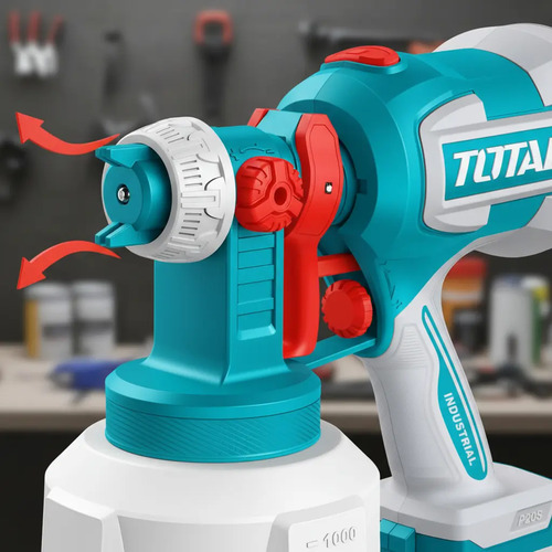 Pistola Pintar Inalambrica 20v Total 800ml Con Bateria Carg - Imagen 8