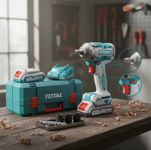 Llave Atornillador De Impacto Total 20v Brushless C/bateria - Imagen 6