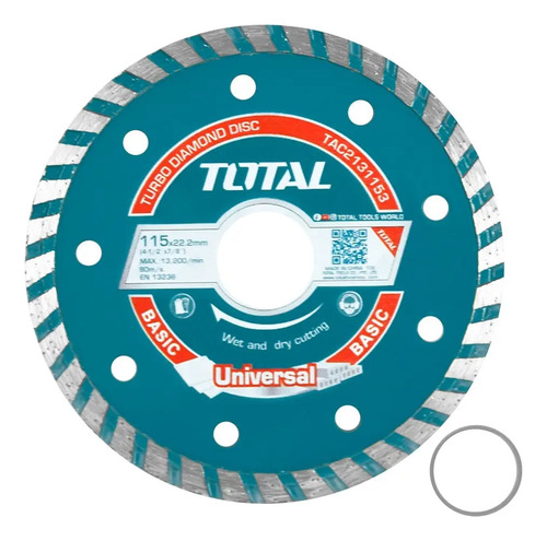 Discos De Widia 115mm 4,5 Total Turbo Turquesa - Imagen 3